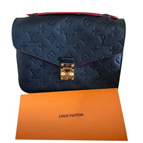 navy blue Lv bag